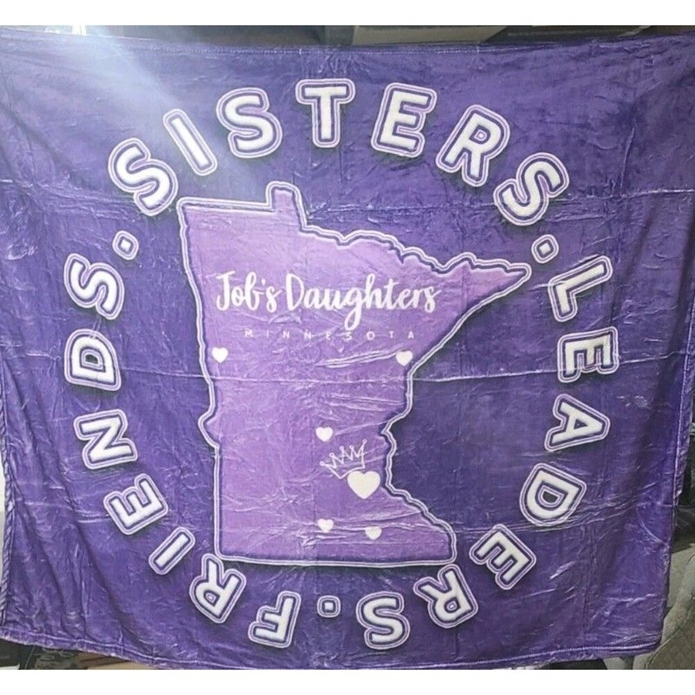 Job's Daughters Minnesota Blanket * SISTERS * * LEADERS * * FRIENDS *